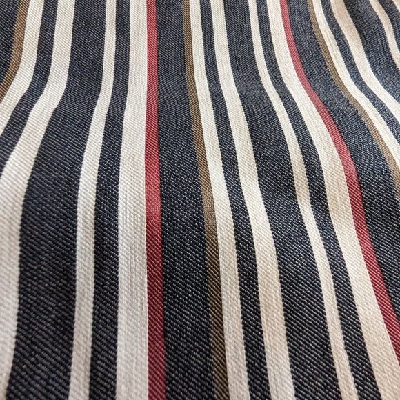 NEW Stripped Mild Stretch Stripped Office Pants with rear pockets Size Small - Picture 5 of 11